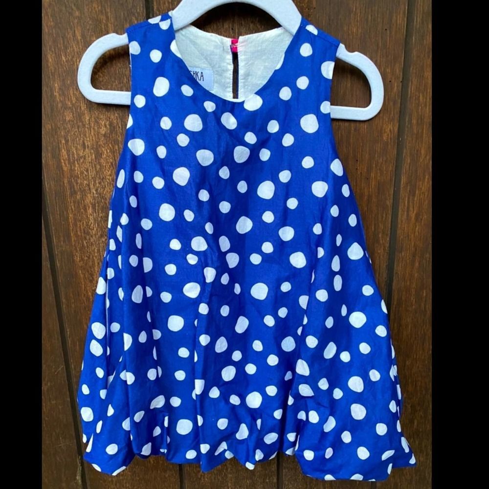 Kookooshka blue and white bubble dress